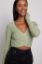 Picture of Overlap Long Sleeve Melange Top