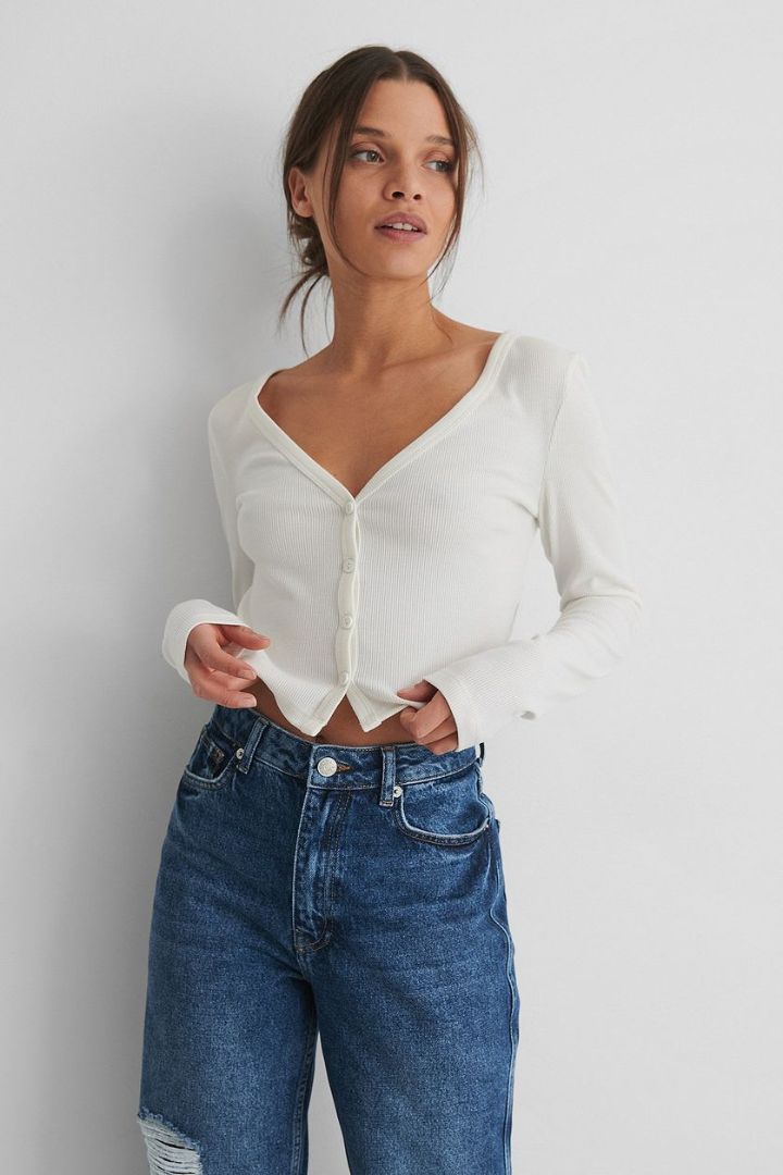 Picture of Rib Button Cardigan 