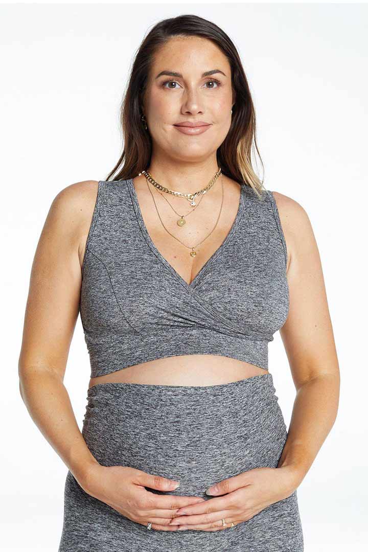 Picture of Mami V Bra - Heather Grey 