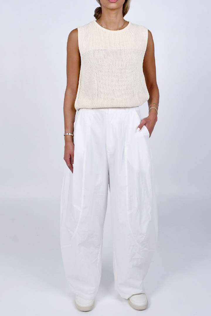 Picture of Crochet Tank-Beige