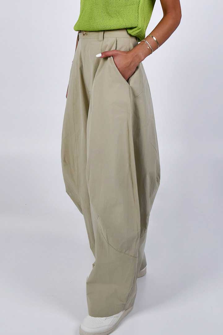 Picture of Wide Leg Pants - Green