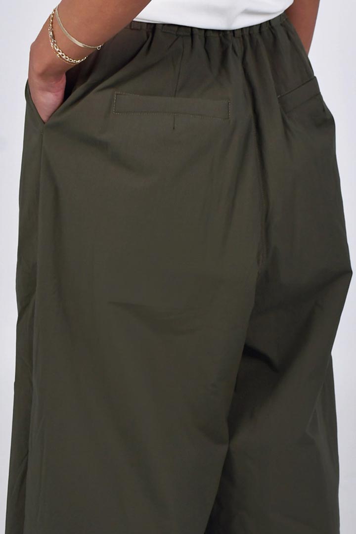 Picture of Wide Leg Parachute Trouser - Green