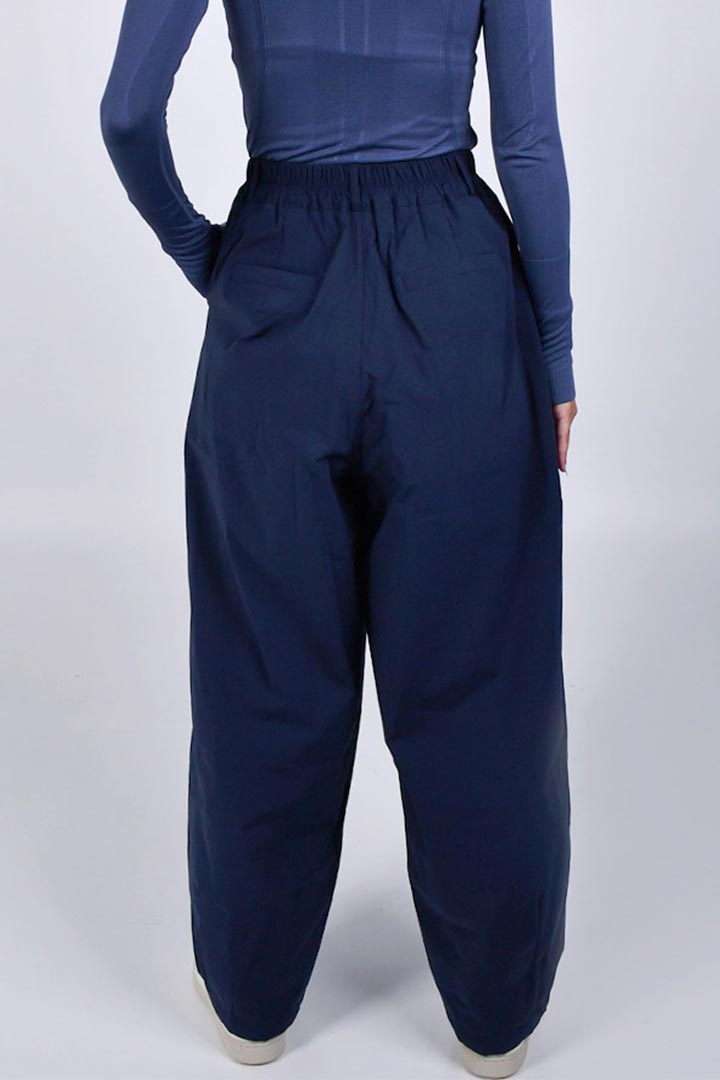 Picture of Wide Leg Parachute Trouser-Navy