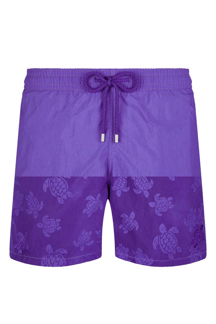 Picture of Men Swim Trunks Water-reactive Ronde De Tortues-Purple