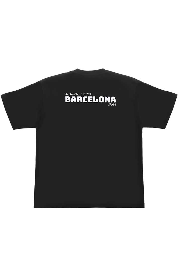 Picture of Barcelona Oversized T-Shirt-Black