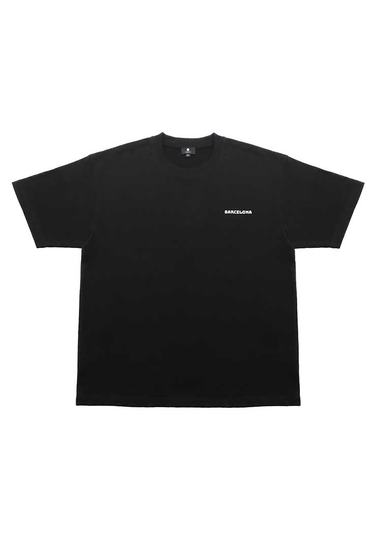 Picture of Barcelona Oversized T-Shirt-Black