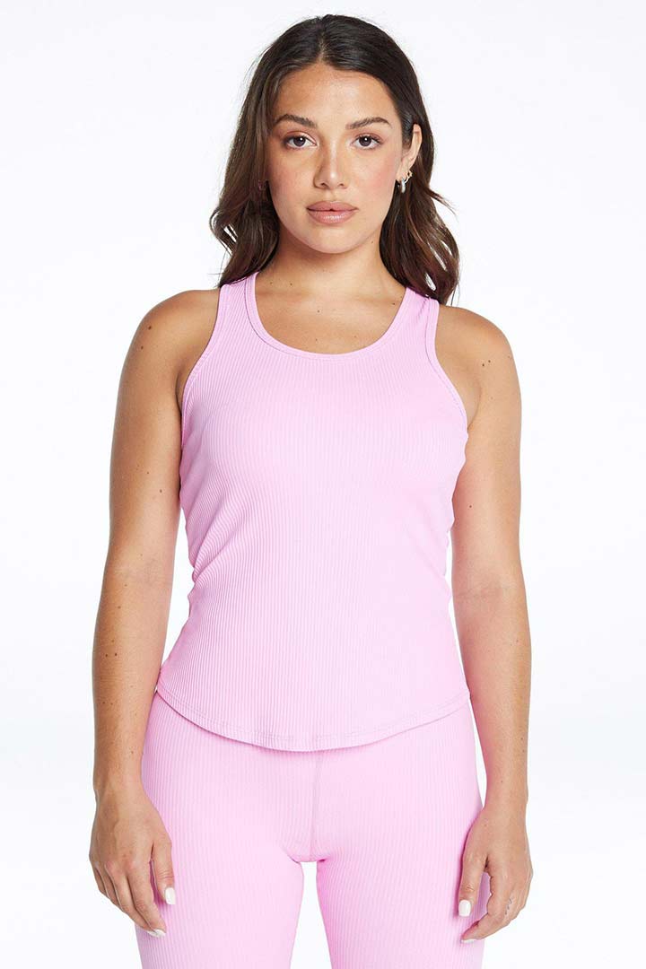 صورة Sporty Rib Tank - Anniversary Pink