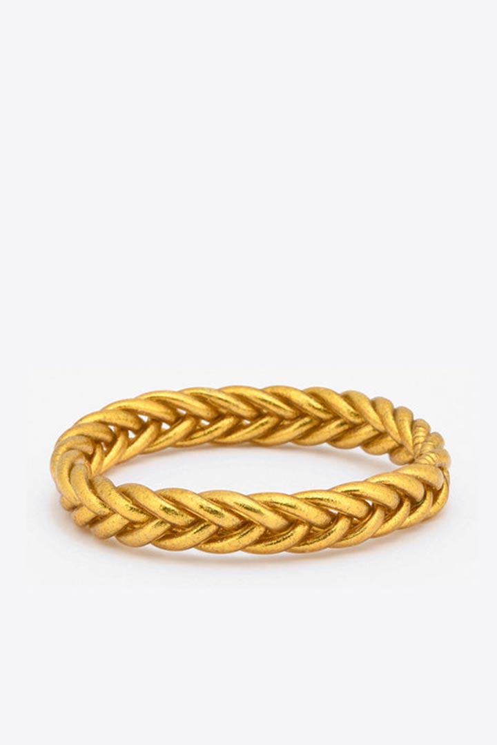 Picture of Braid Bangle-Yellow Gold