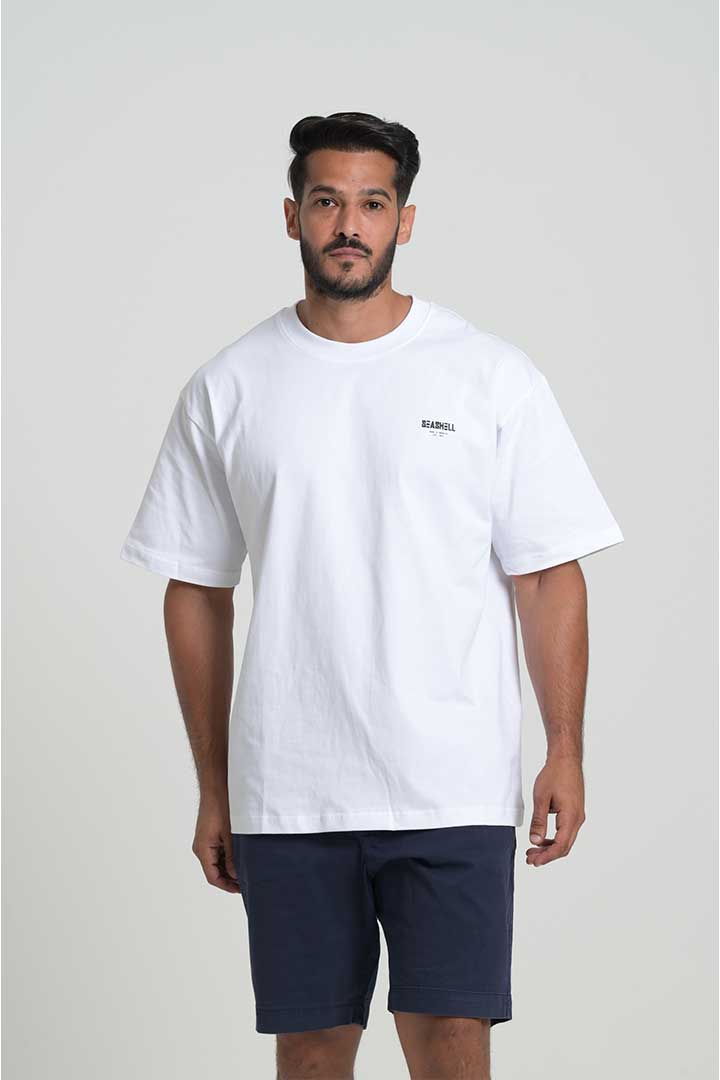 Picture of Logo Oversized T-Shirt-White