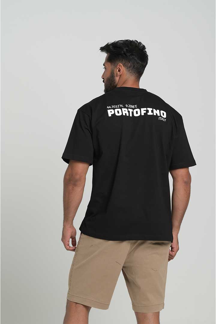 Picture of Portofino Oversized T-Shirt-Black