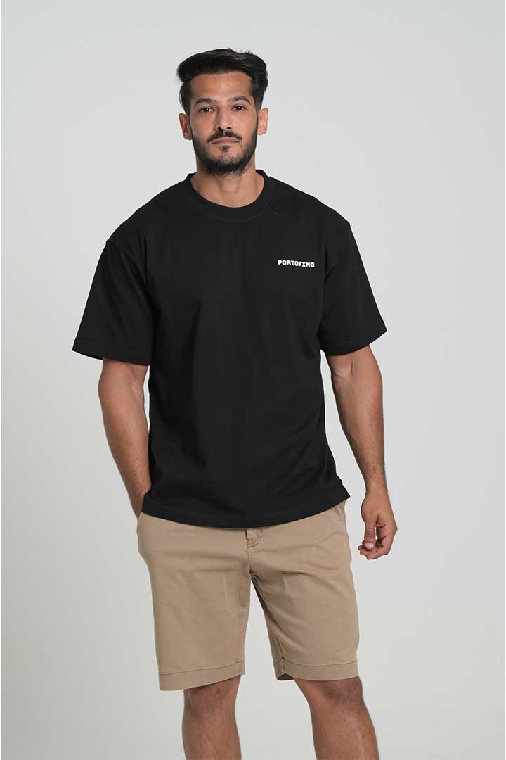 Picture of Portofino Oversized T-Shirt-Black