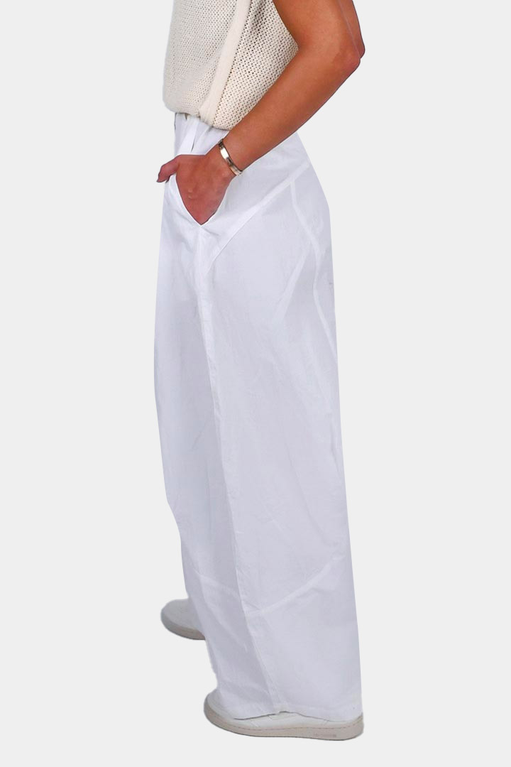 Picture of Wide Leg Pants-White