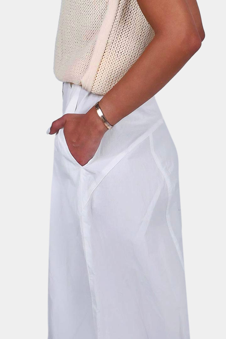 Picture of Wide Leg Pants-White