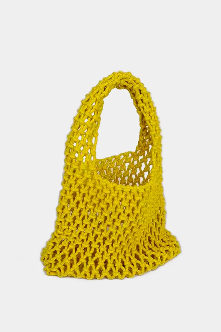 Picture of Hand Knit Bag-Yellow