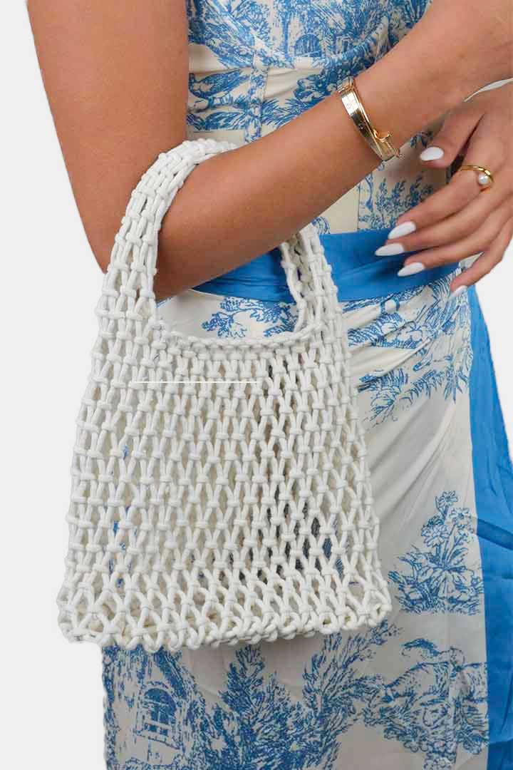 Picture of Hand Knit Bag-Beige