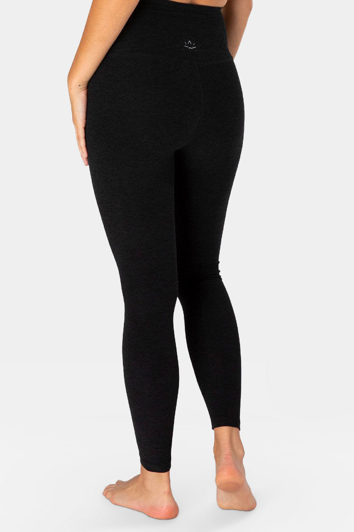 Picture of At Your Leisure High Waist Midi Legging - Darkest Night