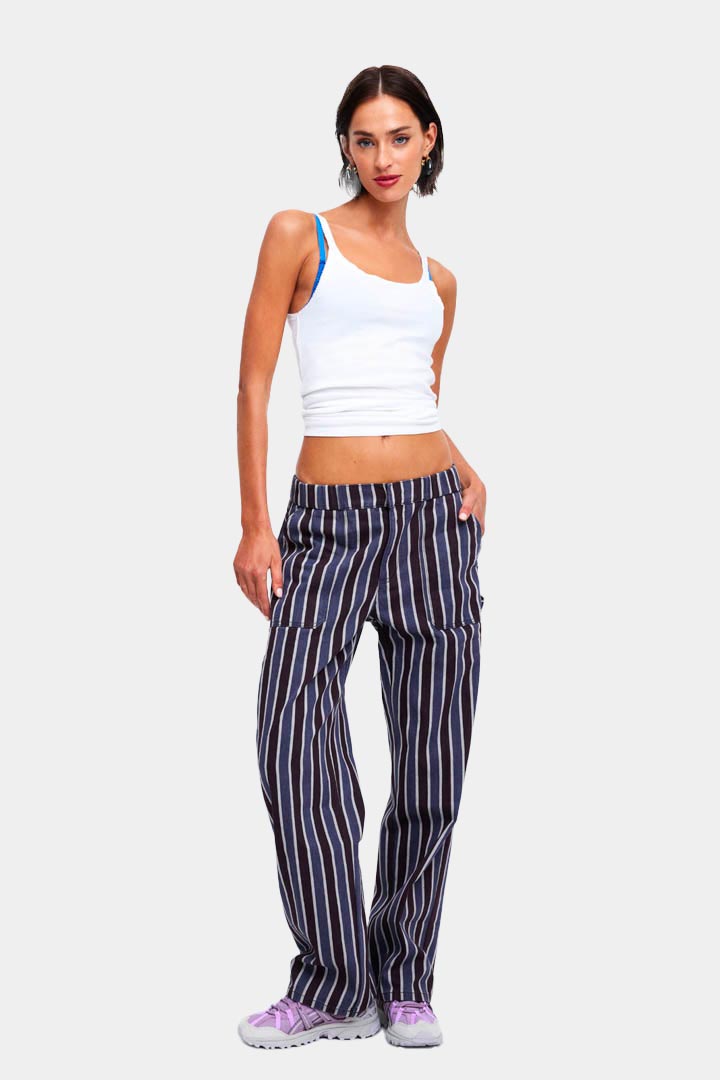 Picture of Fountain Tailored Pant - Navy Stripe