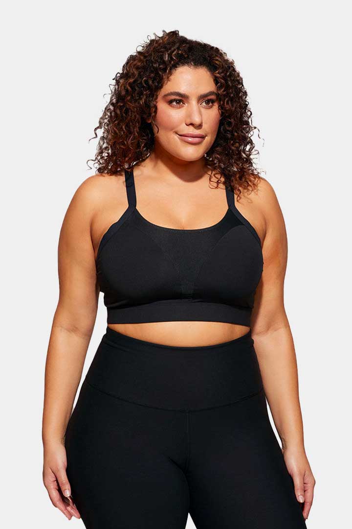 Picture of Marley Crop Plus Size-Black