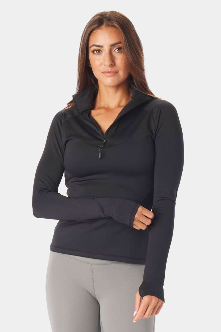 Picture of Glyde Quarter zip-Black