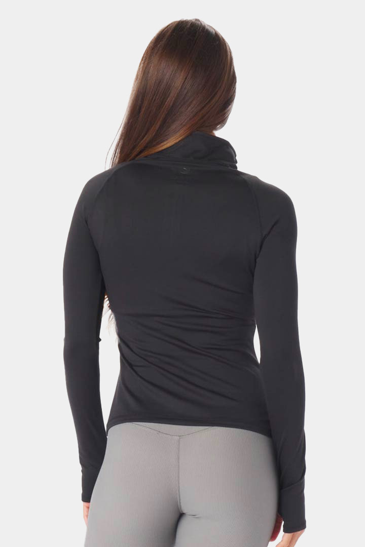 Picture of Glyde Quarter zip-Black