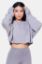 Picture of Grey Effortless Crop Top