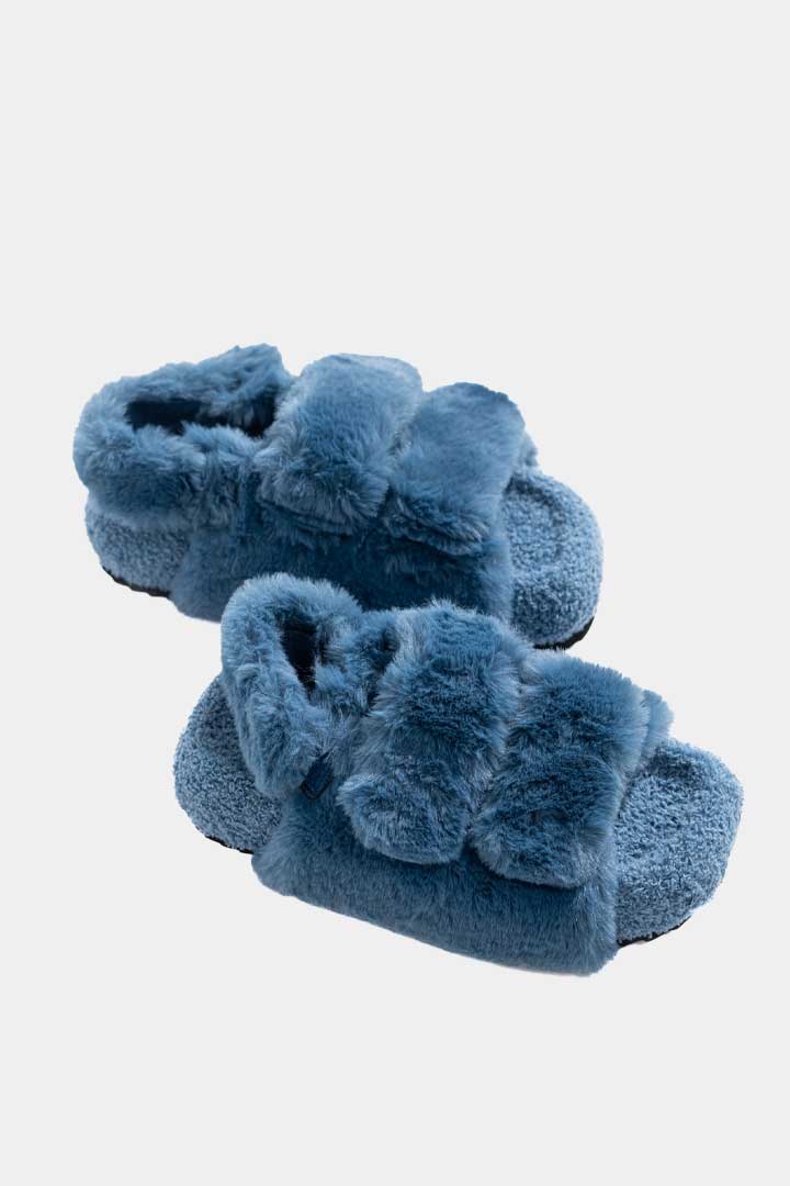 Picture of Shearling Sandals-Blue