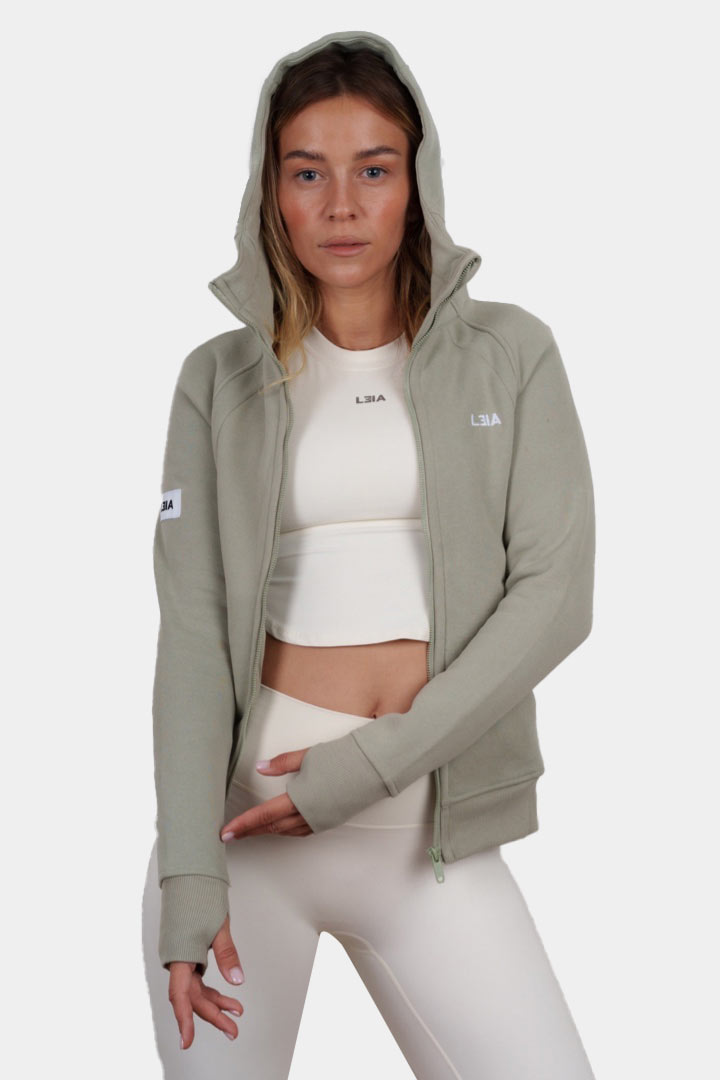 Picture of Fitted Hooded Jacket-Green