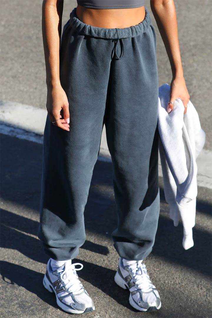 Picture of Oversized Jogger-Washed Navy French Terry 