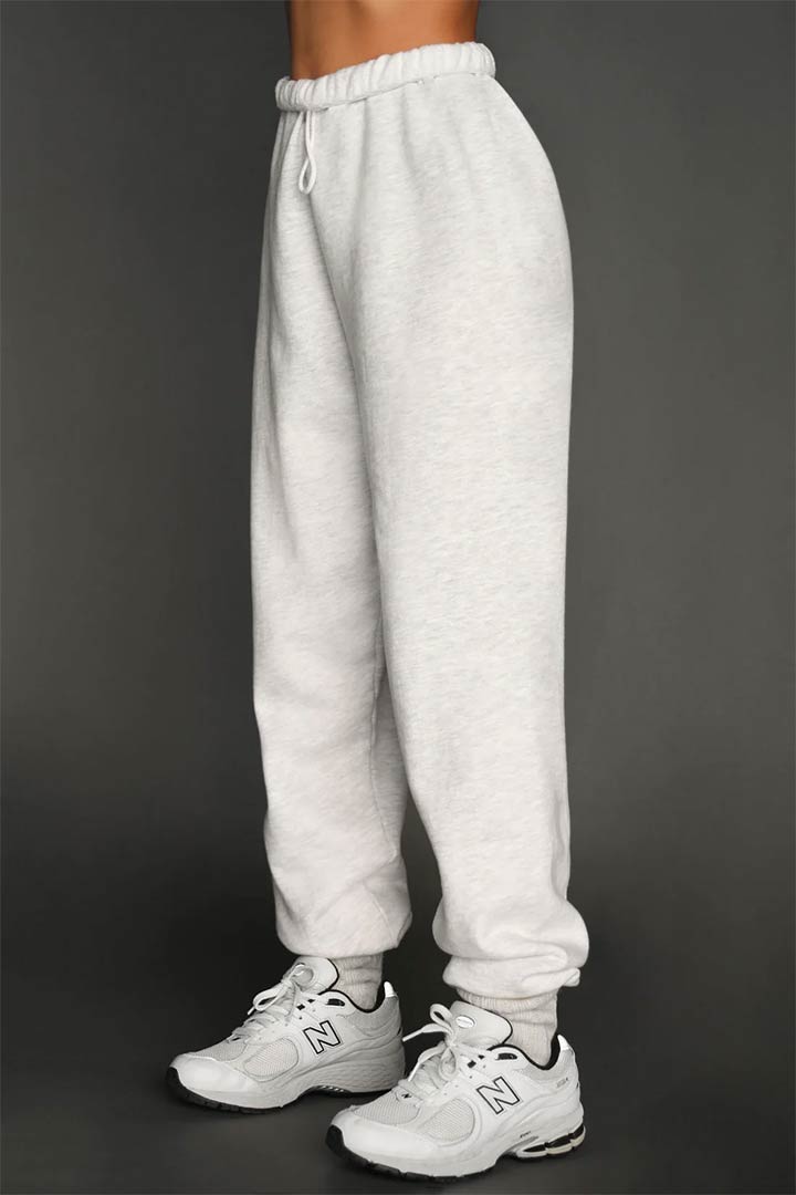 Picture of Oversized Jogger-Pearl Grey French Terry