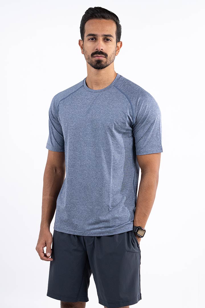 Picture of Sport Lux Tec T-Shirt-Navy 