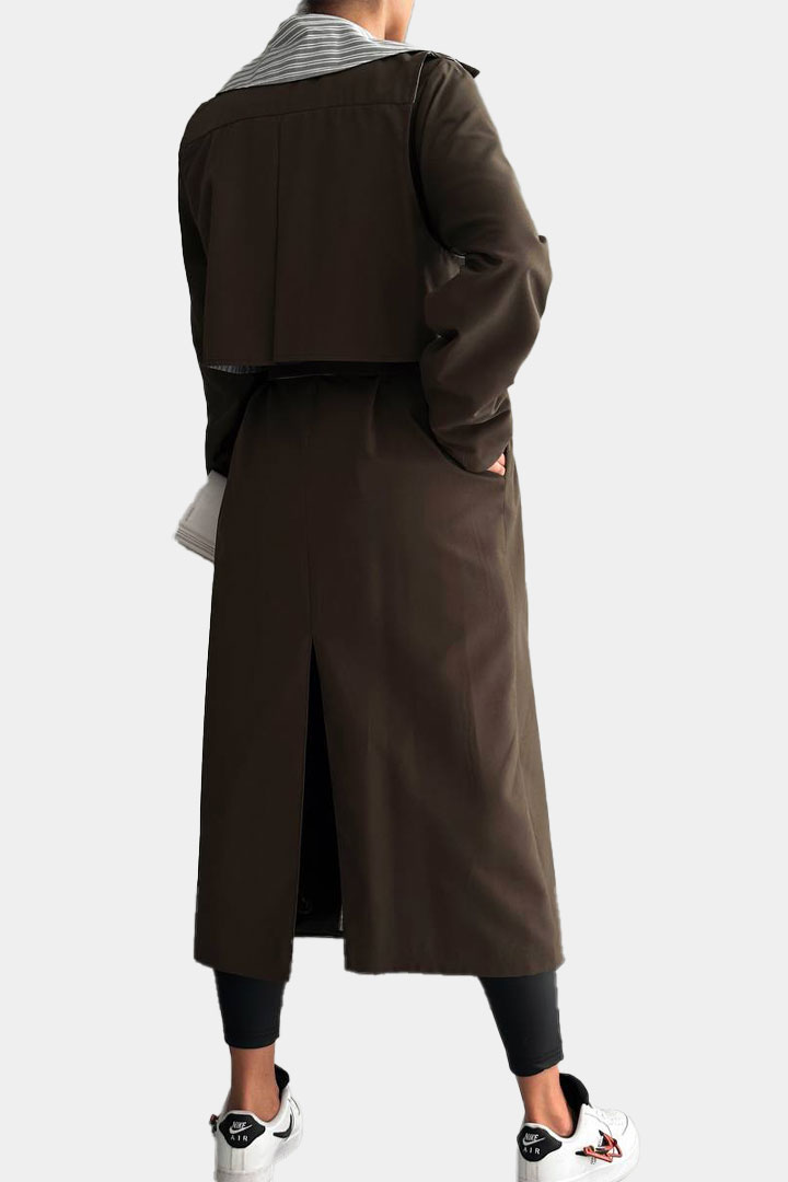 Picture of Khaki Belted Trench Coat