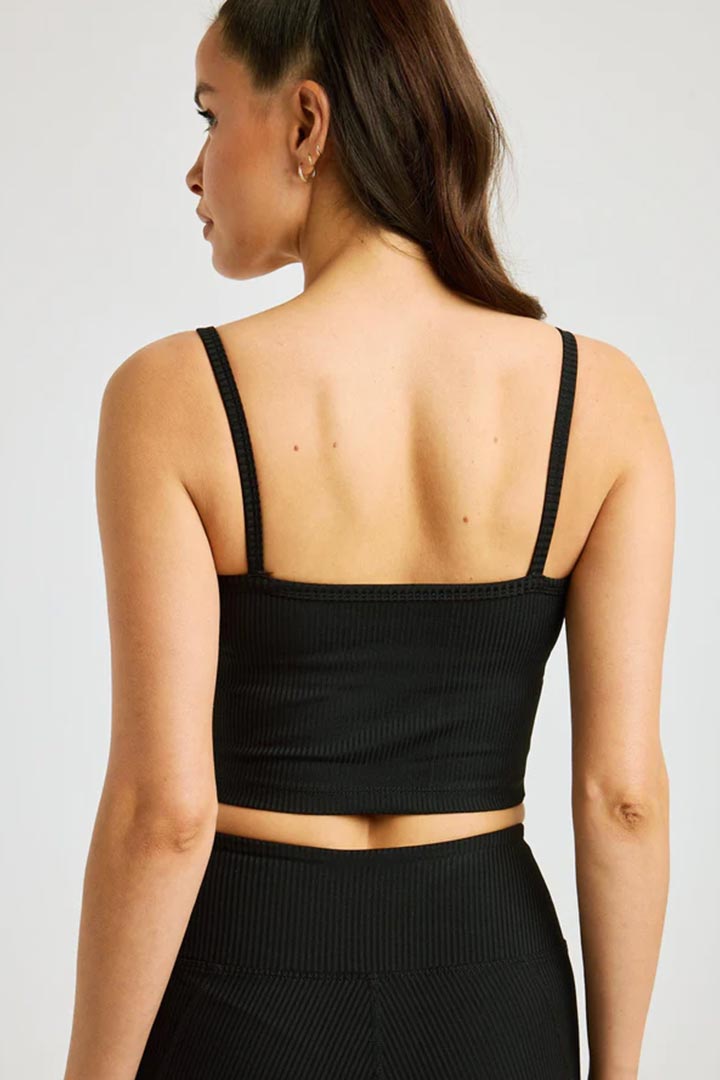 Picture of Ribbed Bralette Tank-Black