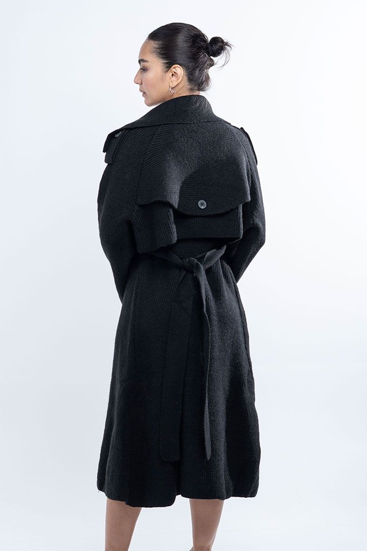صورة 3 Way Trench Set-Black