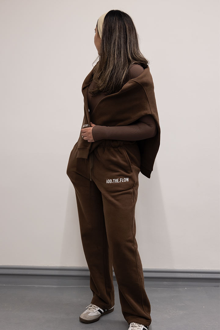 Picture of Warm Cozy Sweatpants - Brown