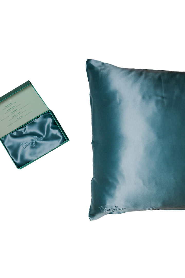 Picture of Tangles Silk Pillowcase - Teal