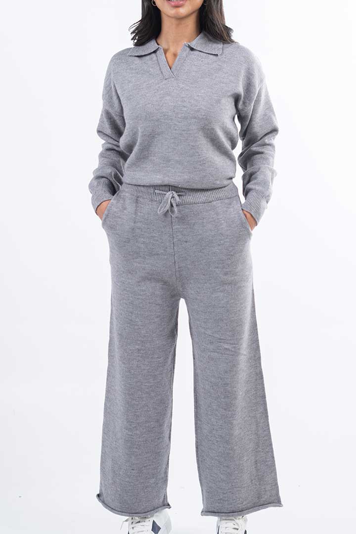 Picture of Two Piece Pullover Set - Grey