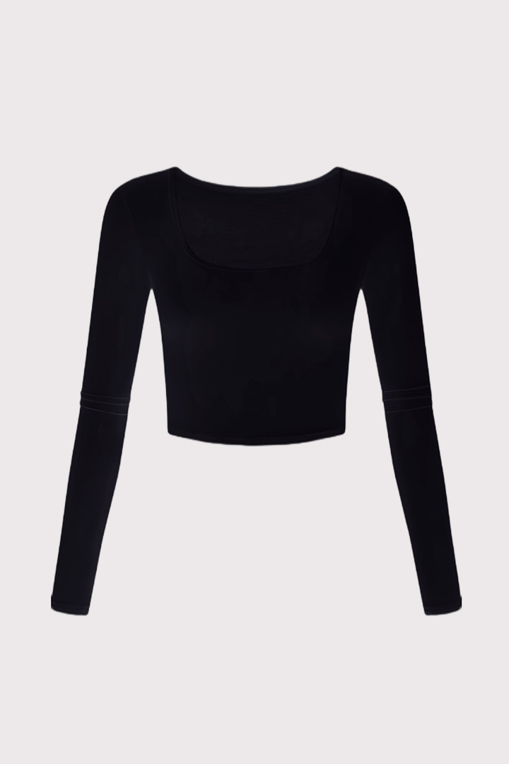 Picture of Everywear Long Sleeve Top -Asphalt