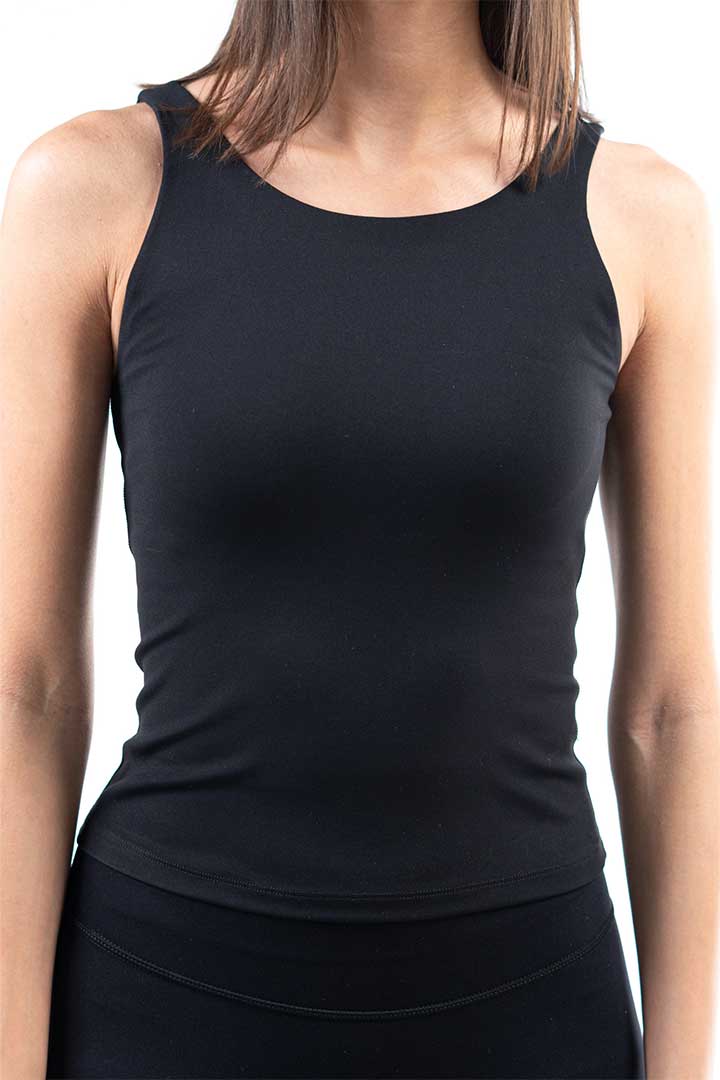 Picture of Everywear High Neck Tank-Asphalt