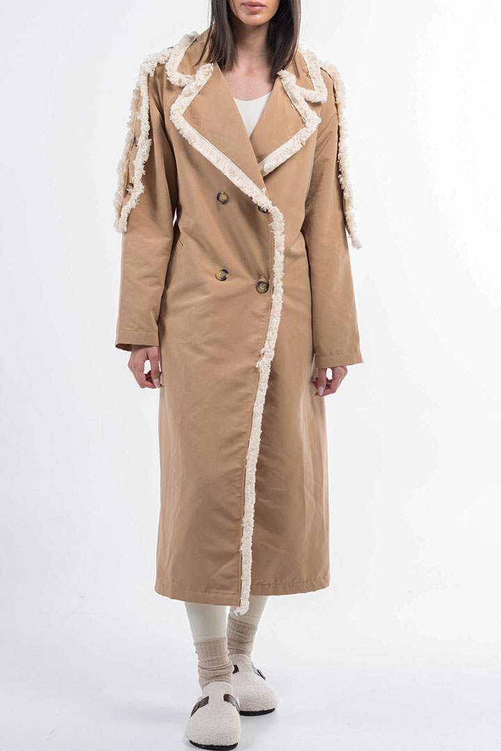 Picture of Fringe Trench Coat