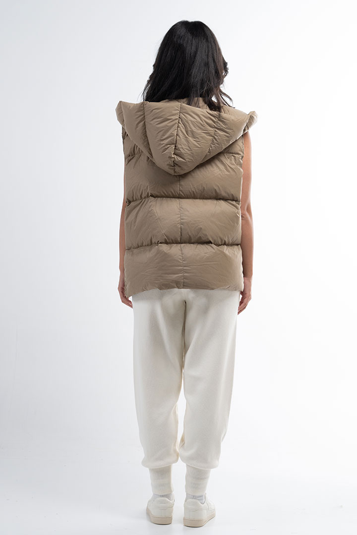 Picture of Puffer Vest-Brown