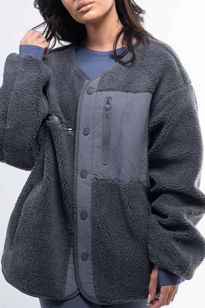 Picture of Fleece Jacket-Grey