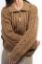 Picture of Knitted Zip up Jacket-Brown