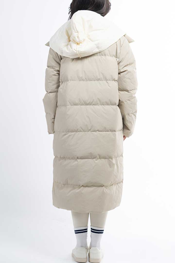 Picture of Double Layered Midi Puffer-Green