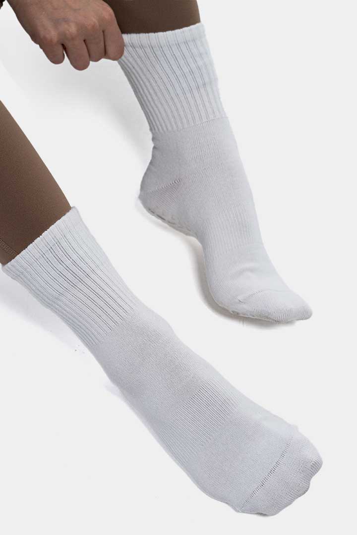 Picture of  Crew Grip Socks - White,Cream,Green