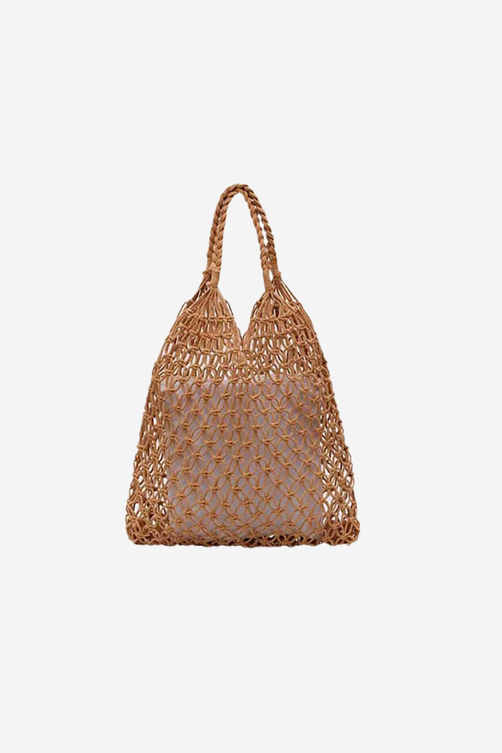 Picture of Crochet Shoulder bag-Brown