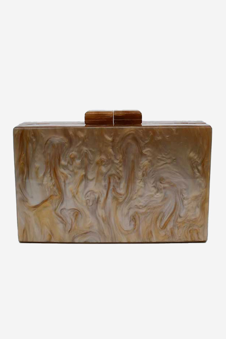 Picture of Aura Clutch Bag-Khaki