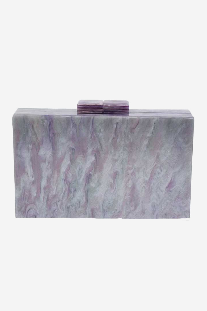 Picture of Aura Clutch Bag-Purple