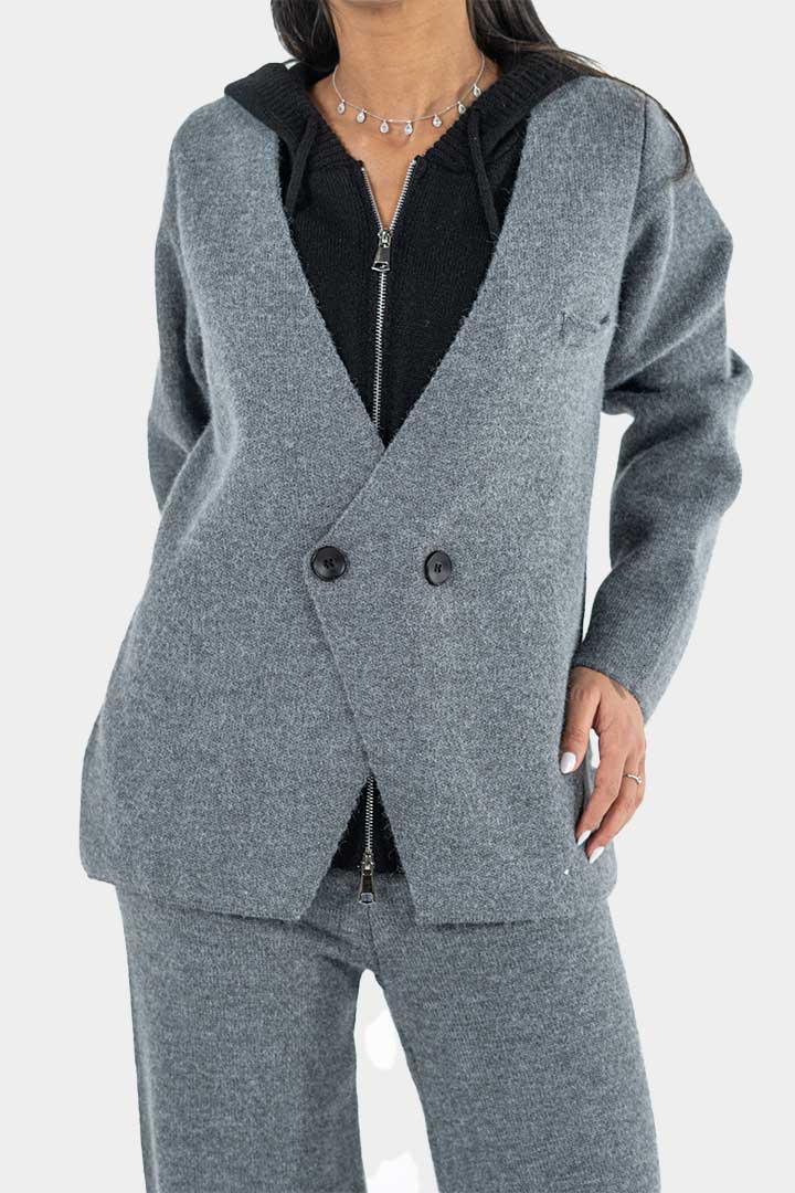 Picture of Two Piece Coat Set - Grey