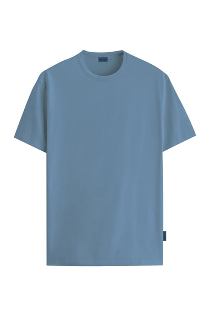 Picture of John Frank Modal T-Shirt - Indigo