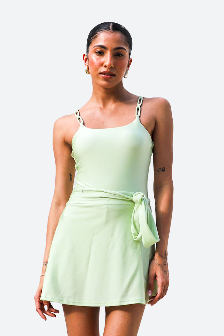 Picture of Ave Skort - Shimmery Green